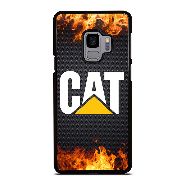 CATERPILLAR CAT TRACTOR LOGO FIRE Samsung Galaxy S9 Case Cover