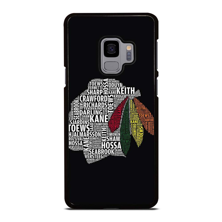 CHICAGO BLACKHAWKS NAMES Samsung Galaxy S9 Case Cover