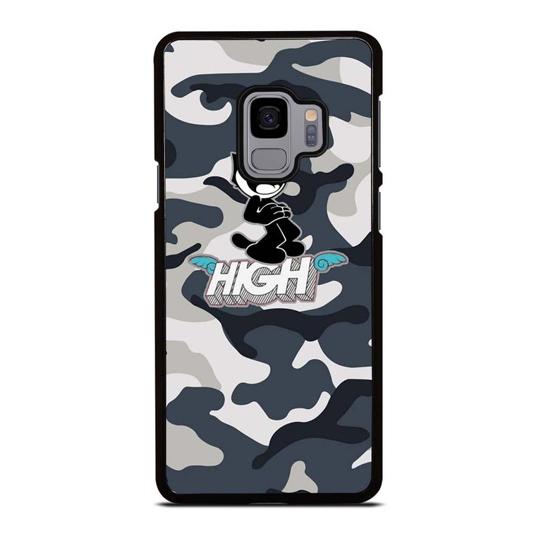 FELIX THE CAT HIGH CAMO Samsung Galaxy S9 Case Cover