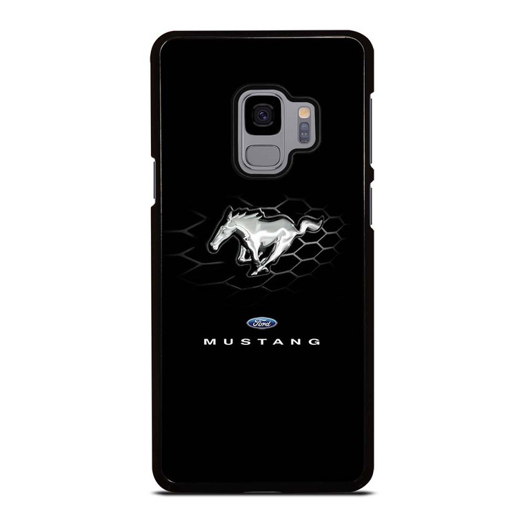 FORD MUSTANG LOGO BLACK Samsung Galaxy S9 Case Cover