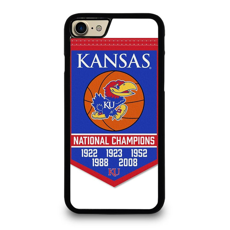 KANSAS JAYHAWKS UNIVERSITY BASKETBALL iPhone 7 / 8 Case Cover