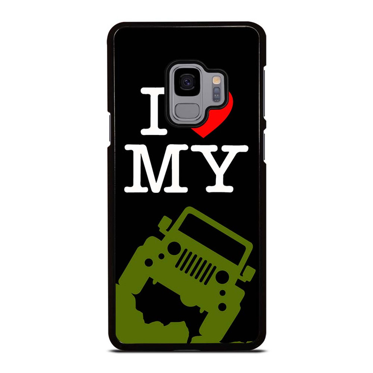 I LOVE MY JEEP Samsung Galaxy S9 Case Cover