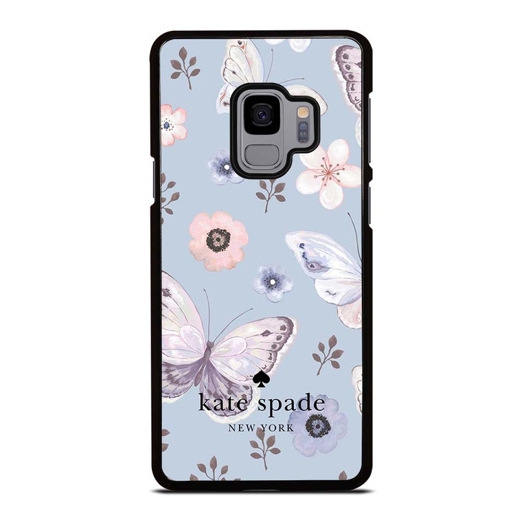 KATE SPADE NEW YORK LOGO BUTTERFLY PATTERN Samsung Galaxy S9 Case Cover