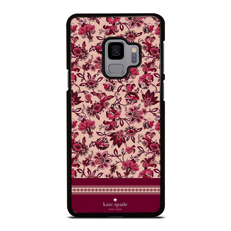 KATE SPADE NEW YORK RED FLORAL Samsung Galaxy S9 Case Cover
