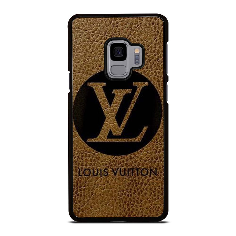LOUIS VUITTON PARIS LV LOGO LEATHER Samsung Galaxy S9 Case Cover
