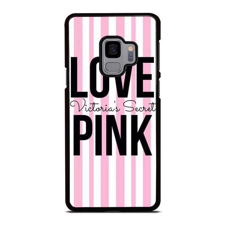 LOVE VICTORIA'S SECRET PINK LOGO Samsung Galaxy S9 Case Cover