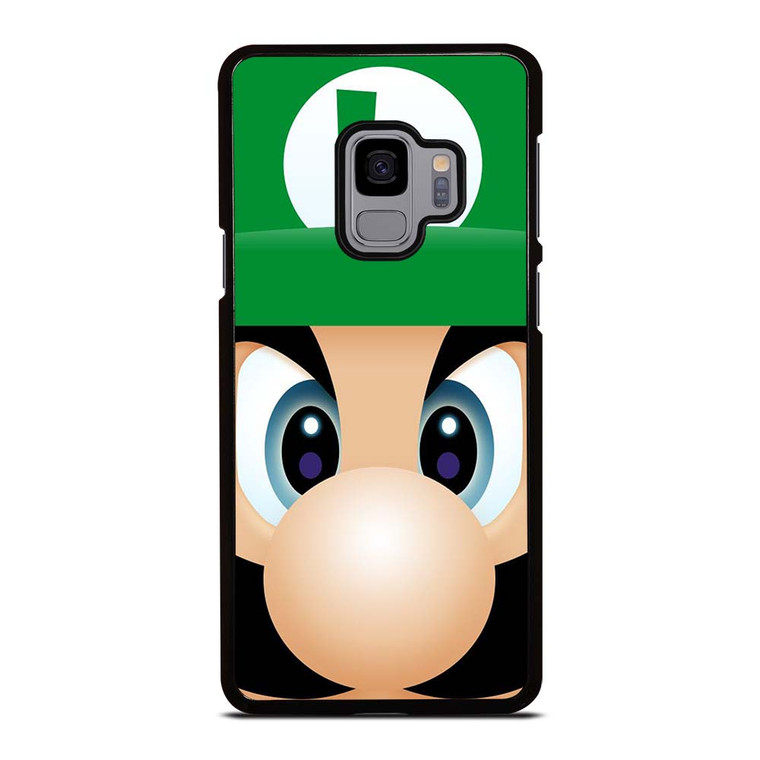 LUIGI SUPER MARIO FACE Samsung Galaxy S9 Case Cover