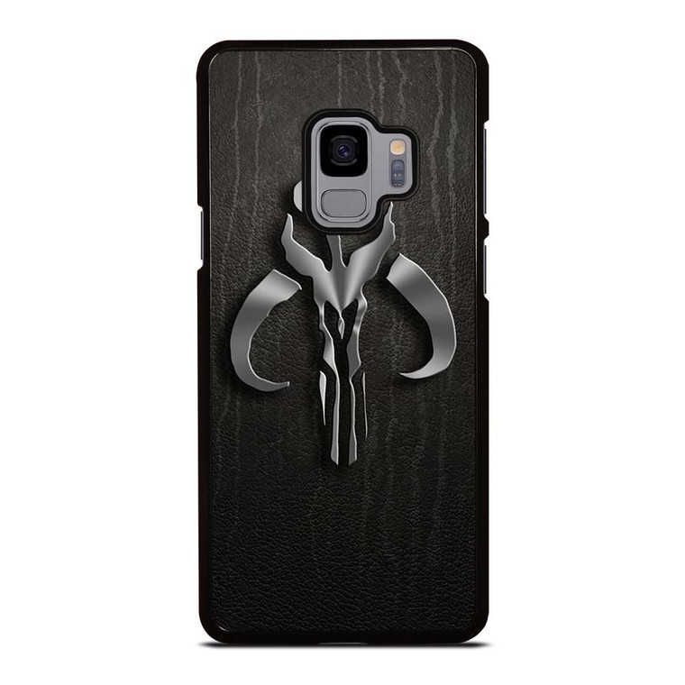 MANDALORIAN LEATHER LOGO Samsung Galaxy S9 Case Cover