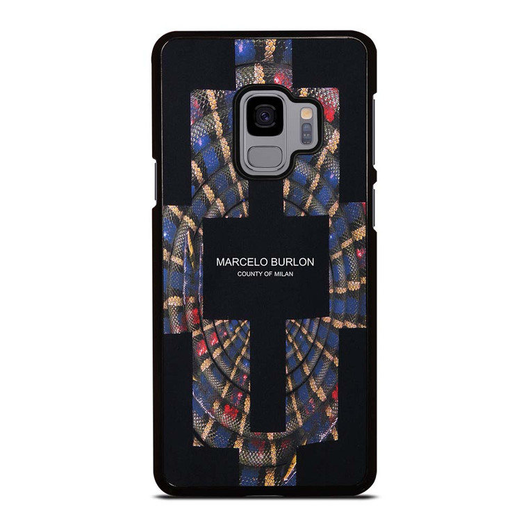 MARCELO BURLON COUNTY OF MILAN LOGO Samsung Galaxy S9 Case Cover