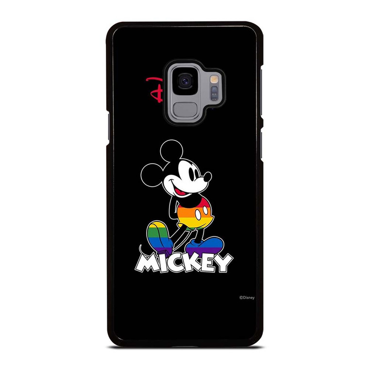 MICKEY MOUSE CARTOON BLACK DISNEY Samsung Galaxy S9 Case Cover