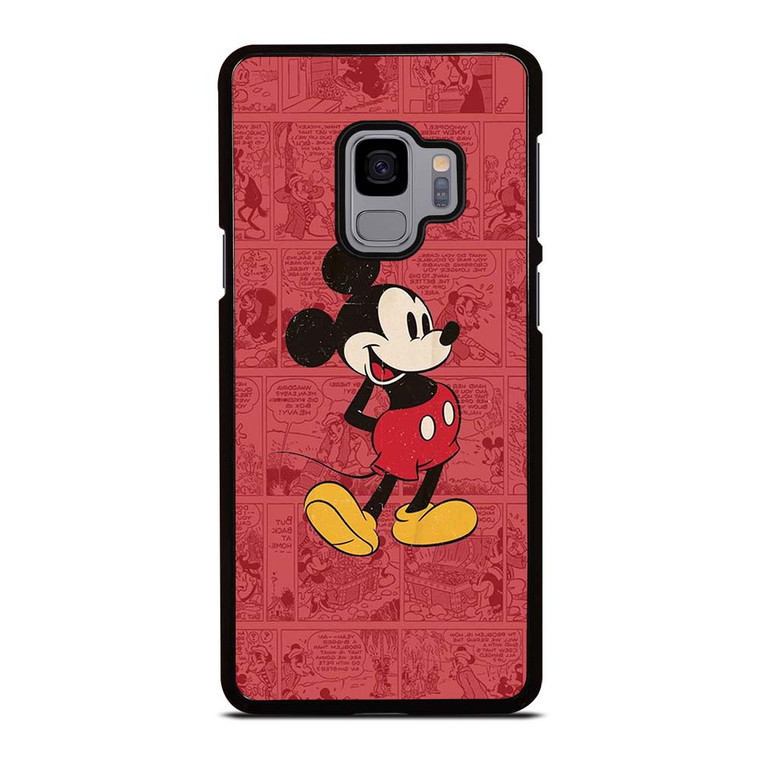 MICKEY MOUSE RETRO COMIC Samsung Galaxy S9 Case Cover