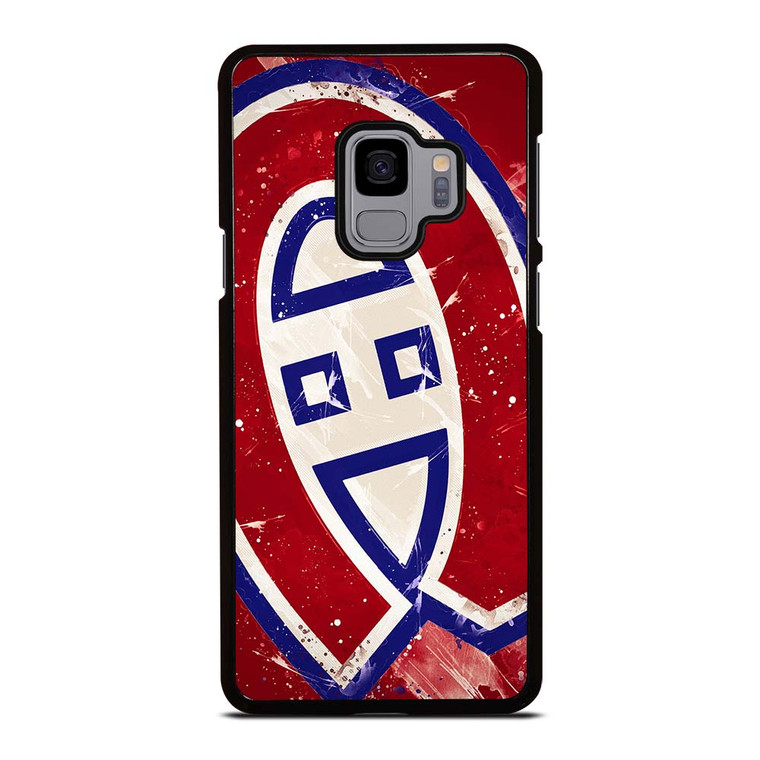 MONTREAL CANADIENS NHL SPLASH LOGO Samsung Galaxy S9 Case Cover