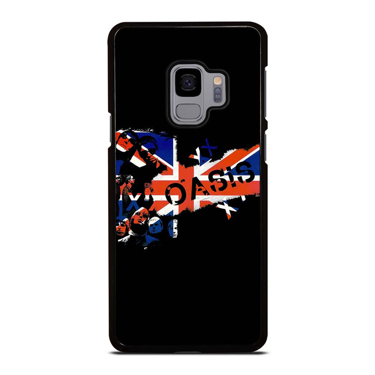 OASIS BAND ROCK BRITISH FLAG Samsung Galaxy S9 Case Cover