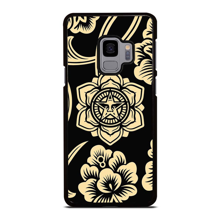 OBEY CLOTHING FLORAL LOGO Samsung Galaxy S9 Case Cover