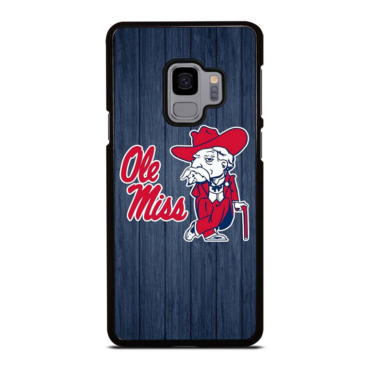 OLE MISS WOODEN LOGO Samsung Galaxy S9 Case Cover