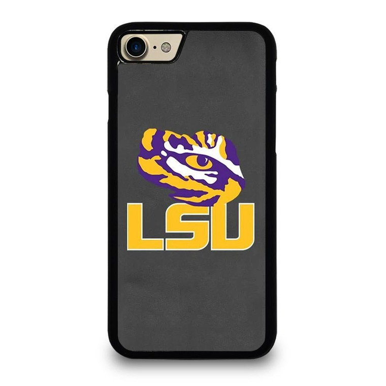 LSU TIGERS LEATHER LOGO iPhone 7 / 8 Case Cover