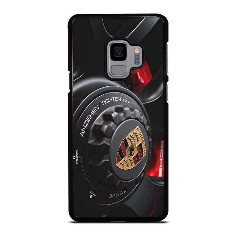 PORSCHE WHEEL LOGO ICON Samsung Galaxy S9 Case Cover