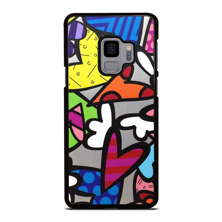ROMERO BRITTO ABSTRACT LOVE Samsung Galaxy S9 Case Cover
