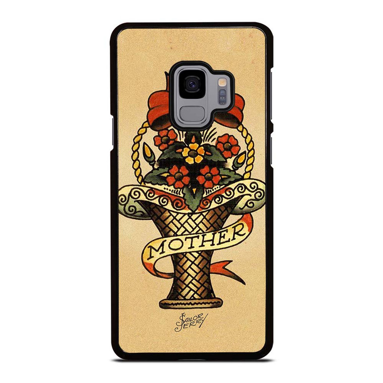 SAILOR JERRY FLOWER BOUQUET MOTHER Samsung Galaxy S9 Case Cover