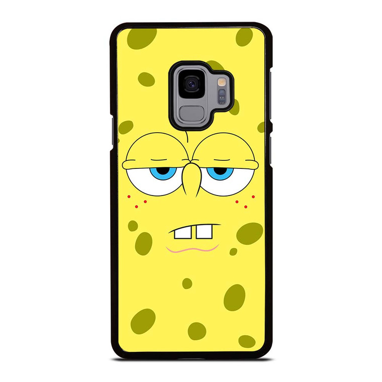 SPONGE BOB EXPRESSION FACE Samsung Galaxy S9 Case Cover