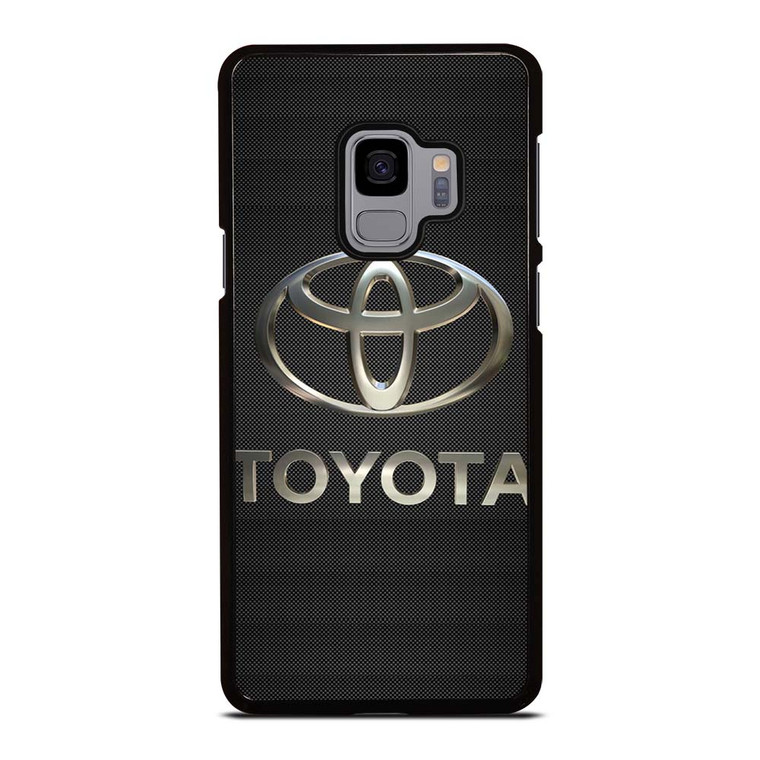 TOYOTA LOGO CAR ICON CARBON Samsung Galaxy S9 Case Cover