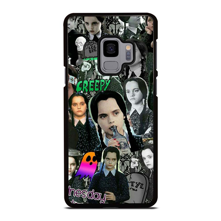 WEDNESDAY ADDAMS COLLAGE Samsung Galaxy S9 Case Cover