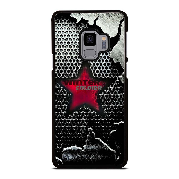 WINTER SOLDIER METAL LOGO AVENGERS Samsung Galaxy S9 Case Cover