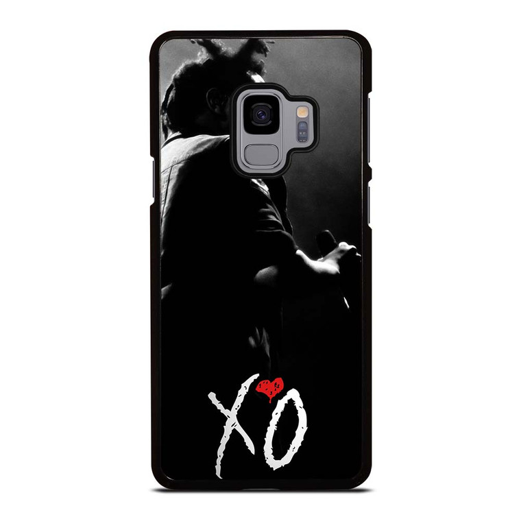 XO THE WEEKND LOGO BLACK WHITE Samsung Galaxy S9 Case Cover