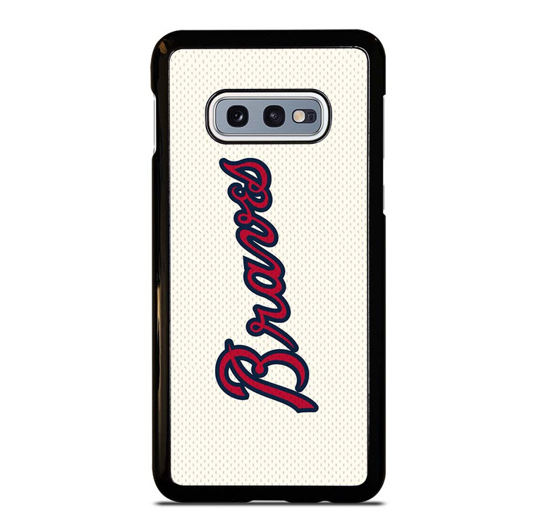ATLANTA BRAVES ICON BASEBALL TEAM LOGO Samsung Galaxy S10e Case Cover