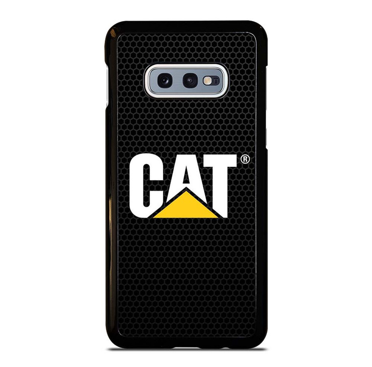CATERPILLAR CAT LOGO TRACTOR METAL ICON Samsung Galaxy S10e Case Cover