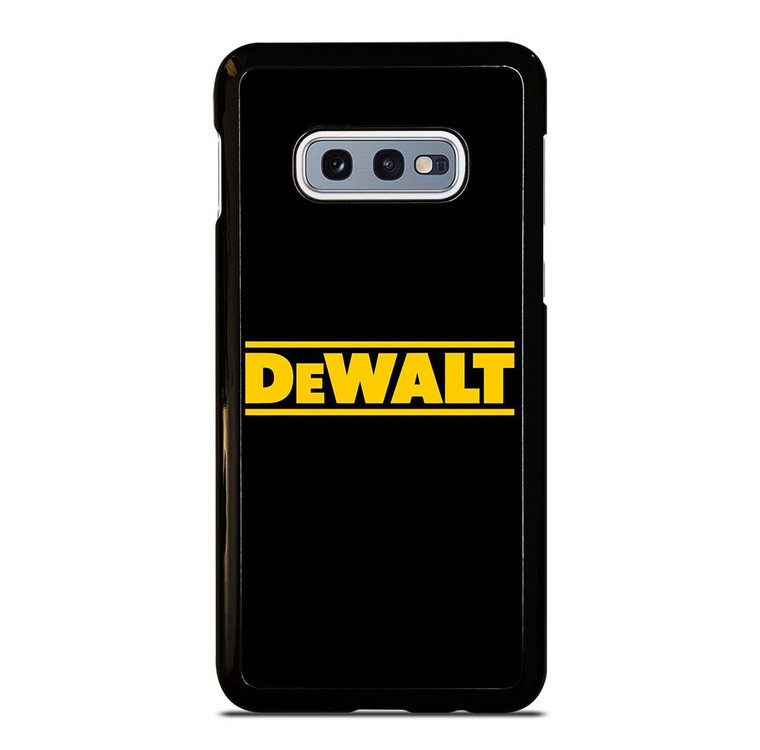DEWALT LOGO BLACK Samsung Galaxy S10e Case Cover