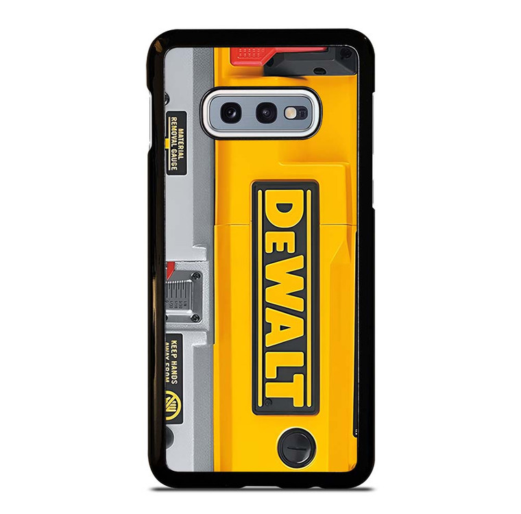 DEWALT TOOL LOGO BENCHTOP PLANER Samsung Galaxy S10e Case Cover