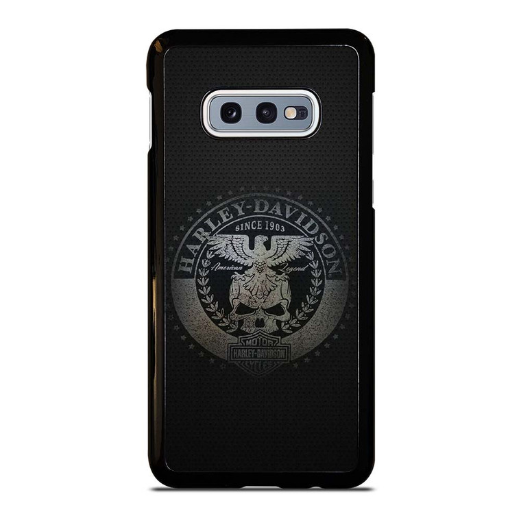 HARLEY DAVIDSON MOTORCYCLES COMPANY CARBON LOGO Samsung Galaxy S10e Case Cover
