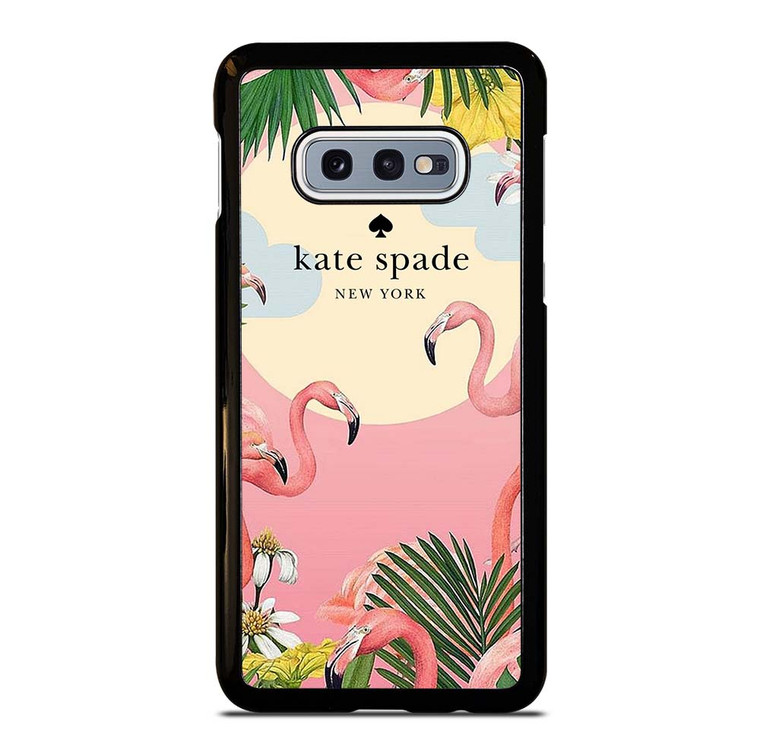 KATE SPADE NEW YORK LOGO FLORAL FLAMENGOS Samsung Galaxy S10e Case Cover