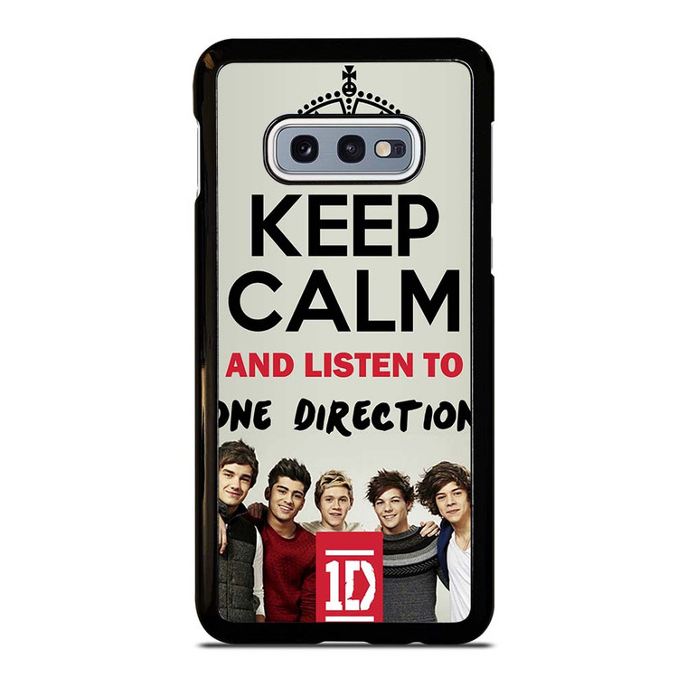KEEP CALM AND LISTEN TO ONE DIRECTION Samsung Galaxy S10e Case Cover
