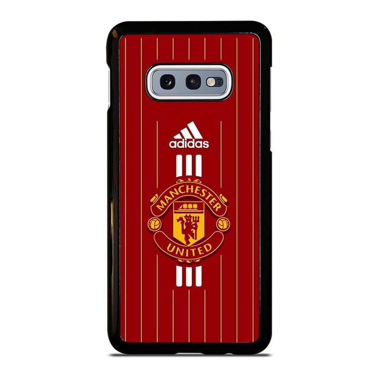 MANCHESTER UNITED FC LOGO FOOTBALL ADIDAS STRIPES Samsung Galaxy S10e Case Cover