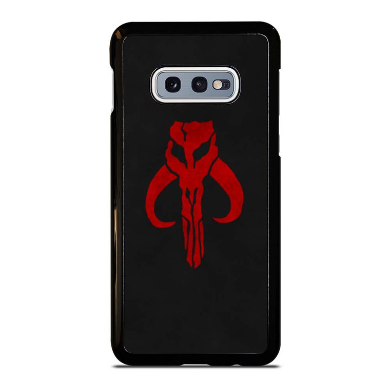 MANDALORIAN RED SKULL LOGO Samsung Galaxy S10e Case Cover