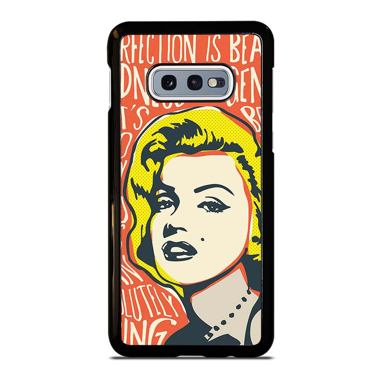 MARILYN MONROE ART QUOTE Samsung Galaxy S10e Case Cover