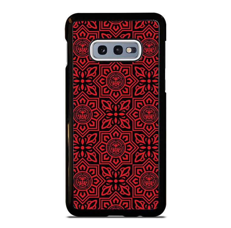 OBEY RED LOGO PATTERN Samsung Galaxy S10e Case Cover