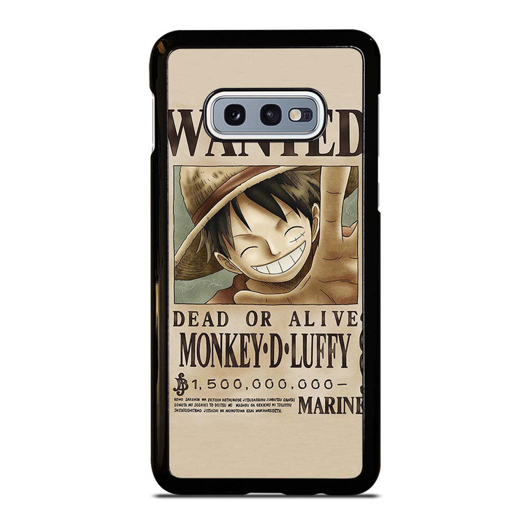 ONE PIECE MONKEY D LUFFY WANTED Samsung Galaxy S10e Case Cover