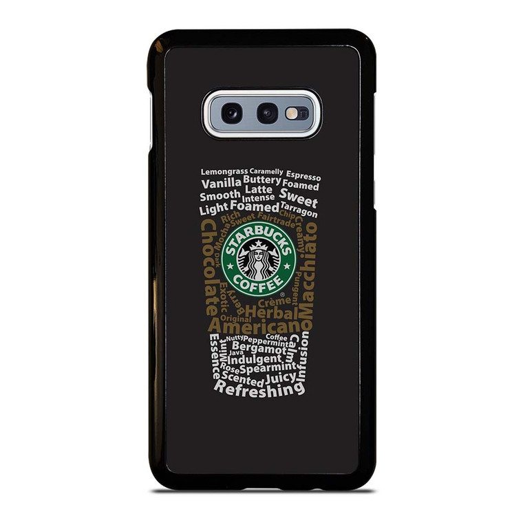 STARBUCKS COFFEE ART TYPOGRAPHY Samsung Galaxy S10e Case Cover