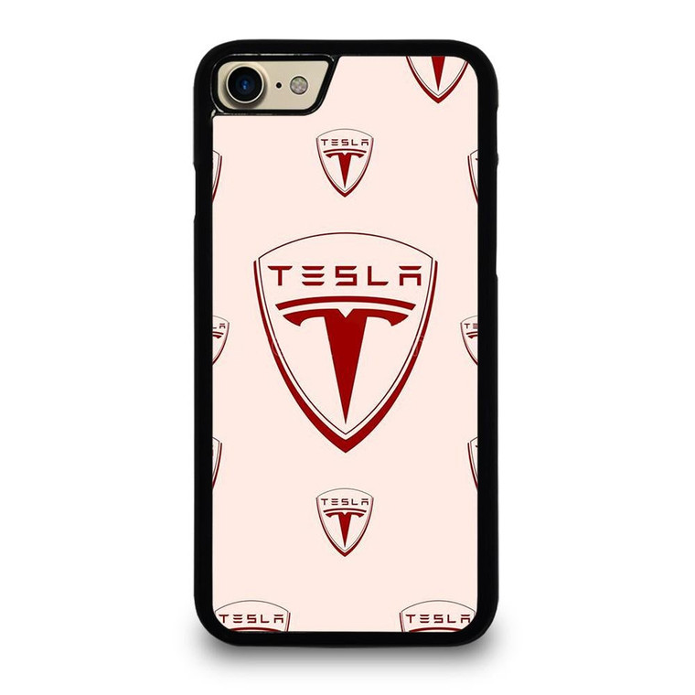 TESLA CAR LOGO COLLAGE iPhone 7 / 8 Case Cover