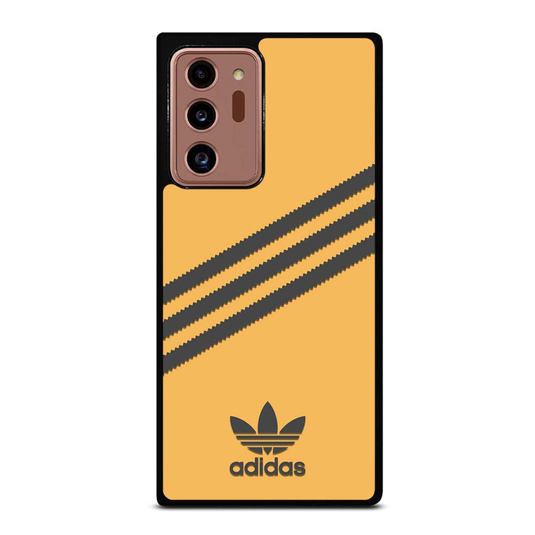 ADIDAS ORIGINALS STRIPES ORANGE BLACK Samsung Galaxy Note 20 Ultra Case Cover