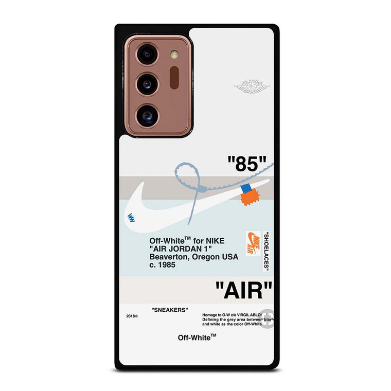 AIR JORDAN OFF WHITE NIKE SNEAKERS Samsung Galaxy Note 20 Ultra Case Cover