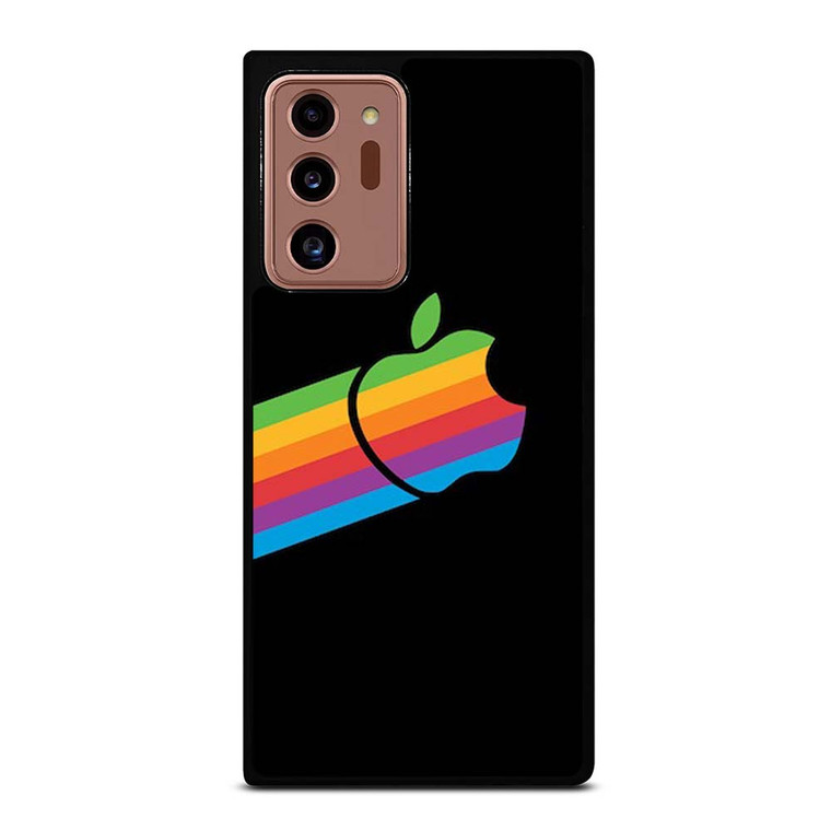 APPLE RETRO DESIGN BLACK Samsung Galaxy Note 20 Ultra Case Cover