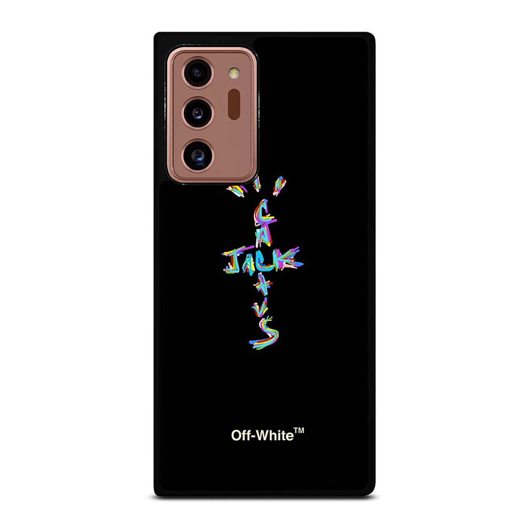 CACTUS JACK TRAVIS SCOTT X OFF WHITE 2 Samsung Galaxy Note 20 Ultra Case Cover