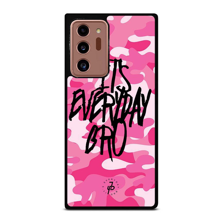 CAMO PINK JAKE PAUL EVERYDAY BRO Samsung Galaxy Note 20 Ultra Case Cover