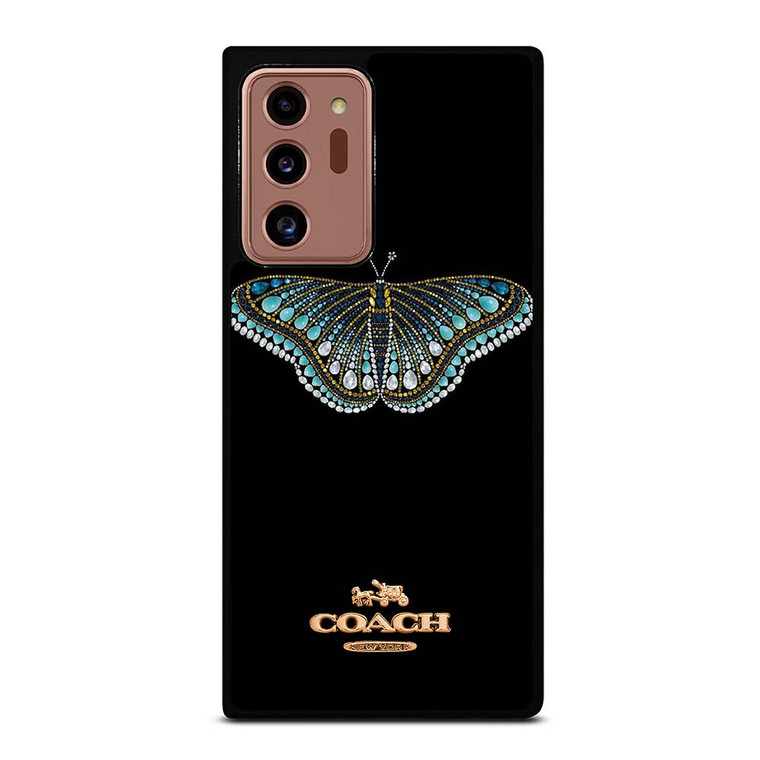 COACH NEW YORK DIAMOND BUTTERFLY Samsung Galaxy Note 20 Ultra Case Cover