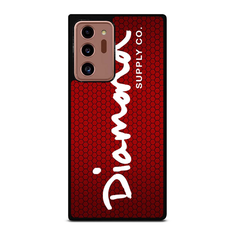 DIAMOND SUPPLY CO RED CARBON Samsung Galaxy Note 20 Ultra Case Cover