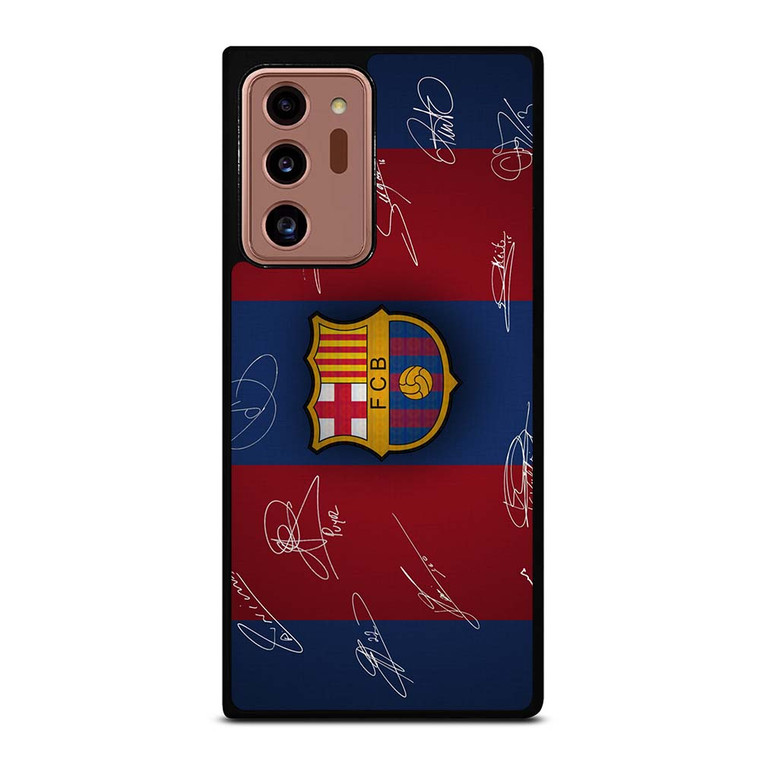 FC BARCELONA SIGNATURE Samsung Galaxy Note 20 Ultra Case Cover